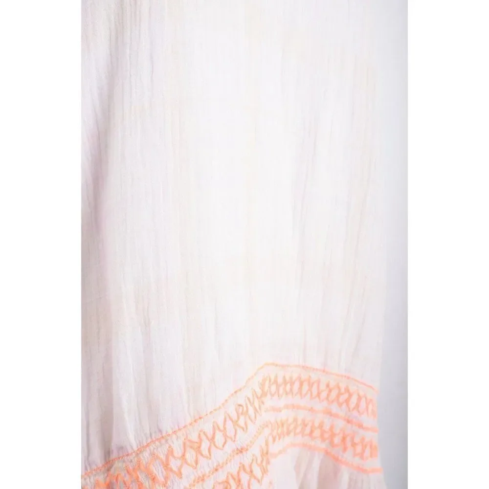 Free People Womens Plaid Mini Dress White Run with Me XS Sleeveless  ob770119